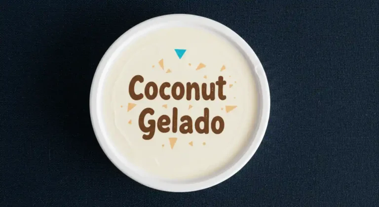 A pot of Coconut Gelado