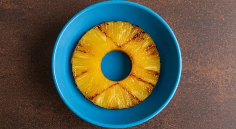 A slice of grilled Pineapple