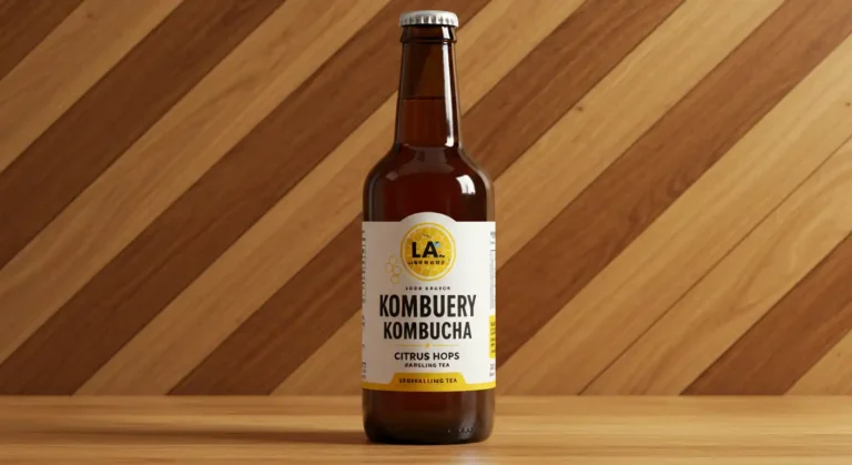 A bottle of Kombucha
