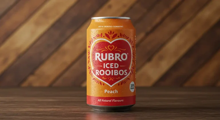 A can of RUBRO Peach