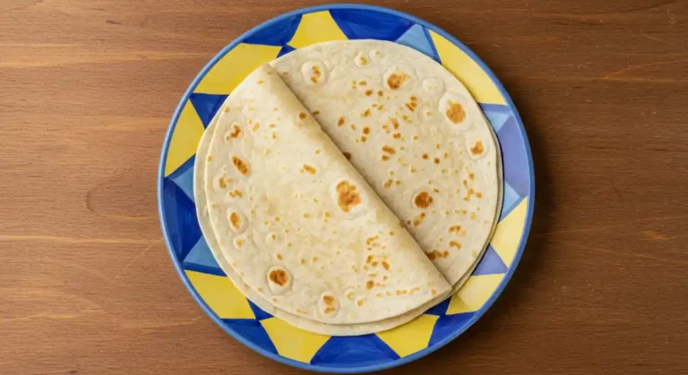A Tortilla Wrap on a plate
