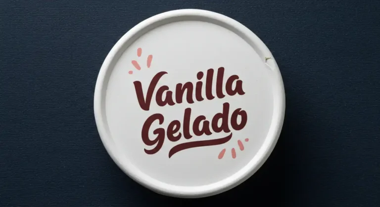 A pot of Vanilla Gelado