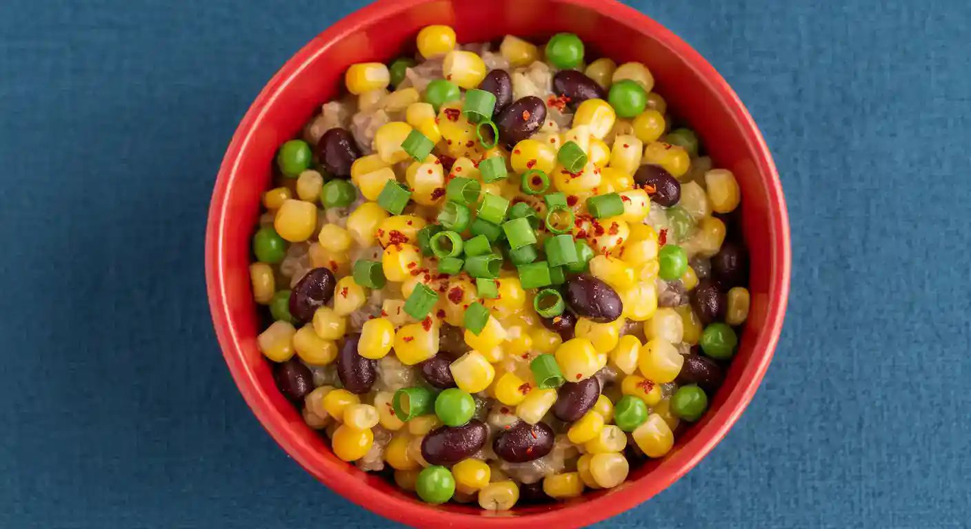 Charred Corn on the bowl