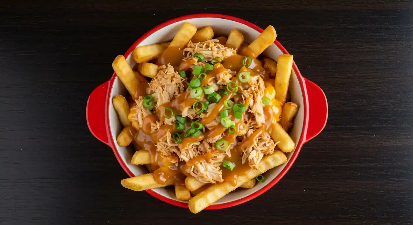 Loaded Snack box fries on the bowl